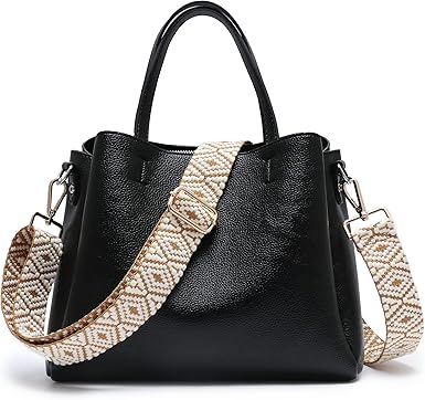 Adjustable Ethnic Pattern Bag Strap | 1.5 Inch Wide Soft Shoulder Strap with Gold Hardware | Universal Replacement for Crossbody, Handbags, Totes (30β57 Inch)