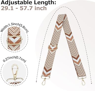 Adjustable printed straps – a stylish way to restyle your bag